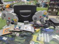 Nintendo 64  (NTSC-J) 100V (без коробки) + доп.геймпад + игры