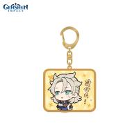 Брелок акриловый Chibi Expressions Character Acrylic Keychain Albedo[ПОДАРКИ]