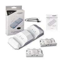 Зарядная станция XB One S Dual Charging Dock+2 шт АКБ 500 mAh с подсветкой White TYX-695S DOBE[XBOX ONE]