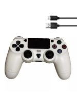 Геймпад беспроводной DOBE для PS4,черный белый (TP4-883) [АКСЕССУАРЫ]