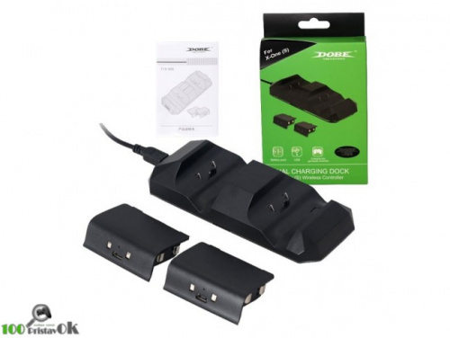 Зарядный набор 4 в 1 для геймпада XBOX ONE (DOBE)(Чёрный)(TYX-695A)[XBOX ONE]